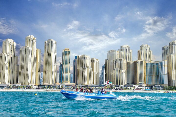Private Dubai Speedboat Tour Dubai Marina, Atlantis and Burj Al Arab